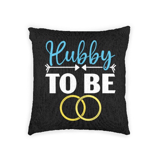 Bride And Groom Wedding Day Marriage Just Married Woven Pillows