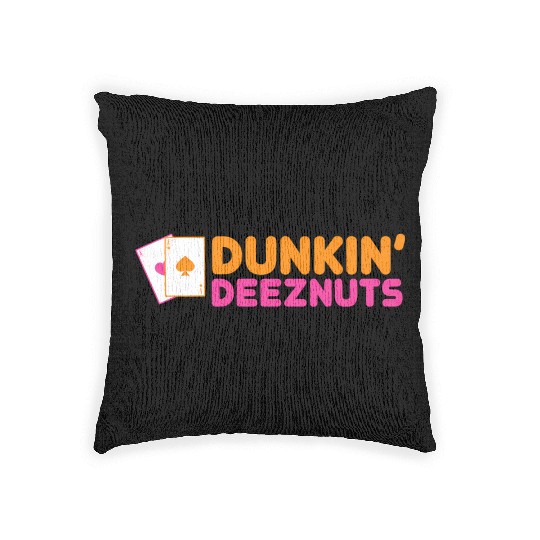 Dunkin Deez-Nuts Pocket Aces Woven Pillows