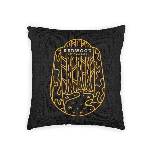 Redwood National Park Woven Pillows