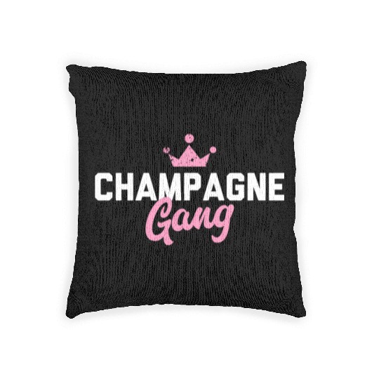Champagne Gang Woven Pillows