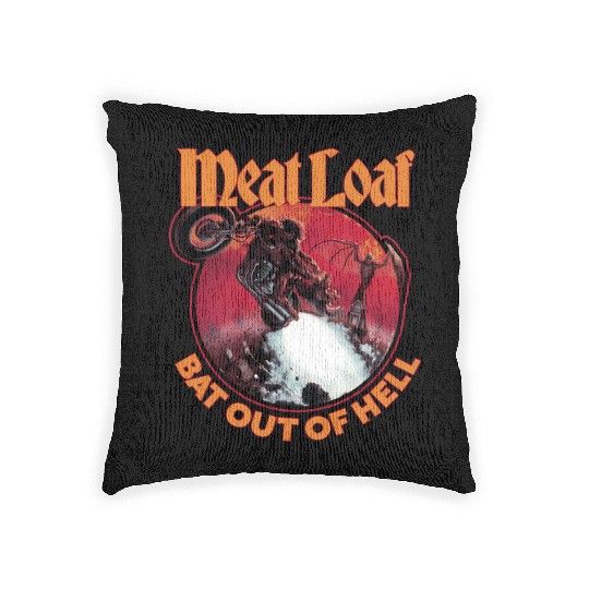 Meat Loaf Bat Out Of Hell Woven Pillows