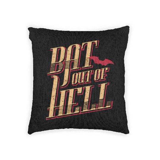 Meat Loaf Bat Out Of Hell Lyric Woven Pillows