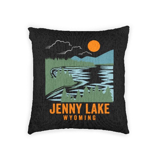 Jenny Lake Wyoming Woven Pillows
