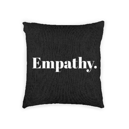 Statement Empathy Blue Small Woven Pillows