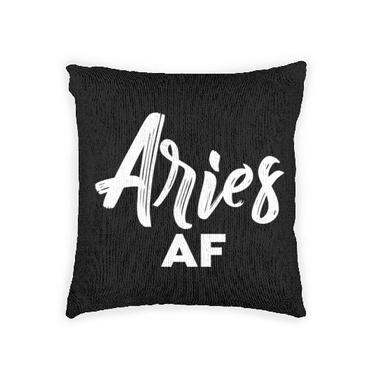 Aries Af Aries Astrology Zodiac Sign Aries Woven Pillows