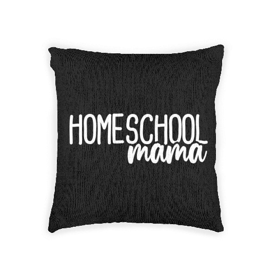 Homeschool Mama Homeschooling Mom Woven Pillows