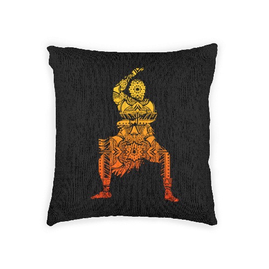 Maori Haka Dance Polynesian New Zealand Culture Woven Pillows