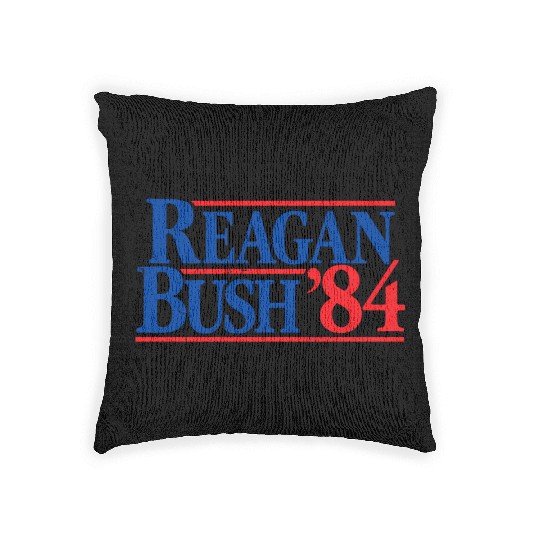 Reagan Bush '84 Republican Woven Pillows