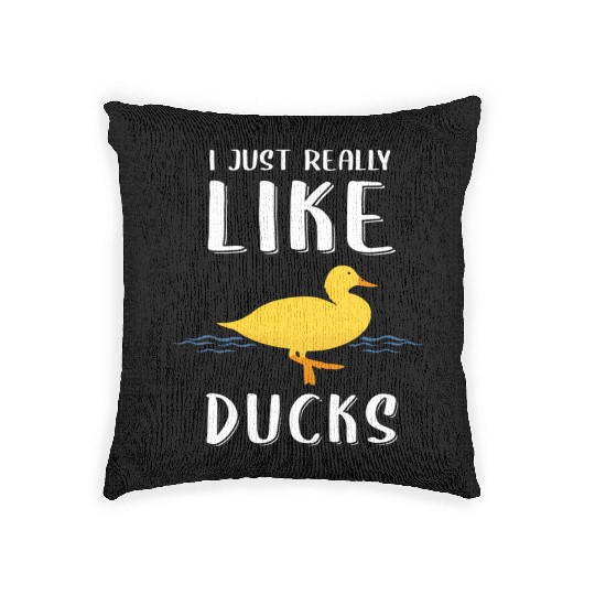Duck For Duck Hunting Bird Woven Pillows