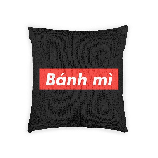 Banh Mi red boxx Vietnam Vietnamese Sandwich Viet Woven Pillows