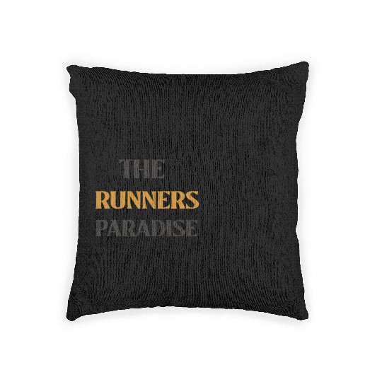 THE RUNNERS PARADISE RUNNUNG Woven Pillows