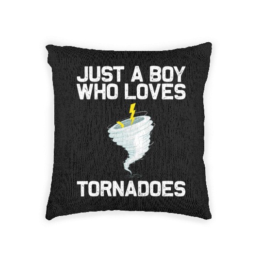 Tornado For Hurricane Weather Chaser Woven Pillows