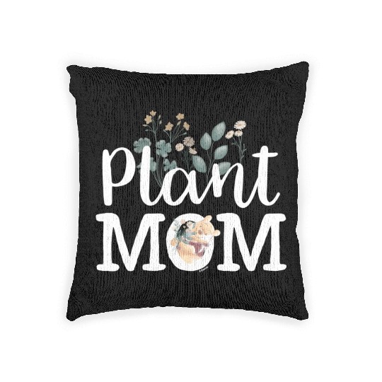 Plant Mom Woven Pillows