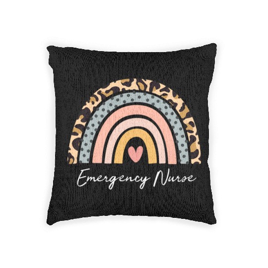 Er Nurse Emergency Room Nurse Registered Nurse Woven Pillows