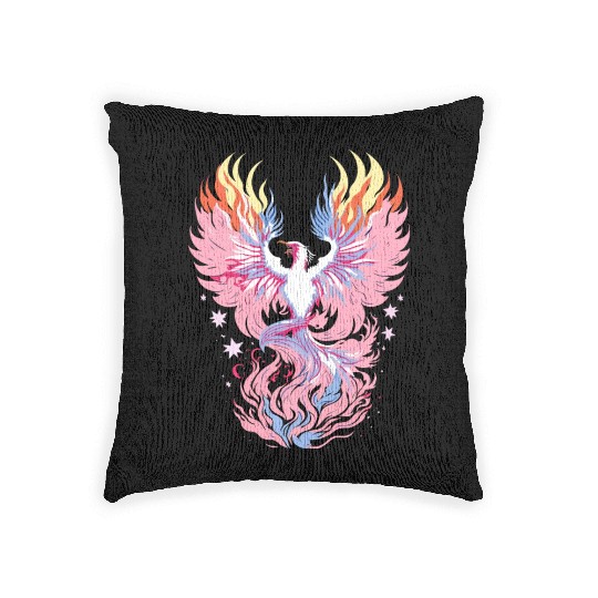 Trans Phoenix 2 Woven Pillows