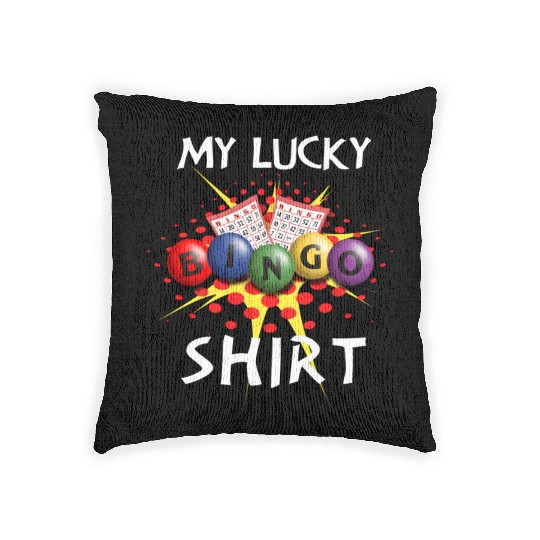 My Lucky Bingo Lucky Player Woven Pillows