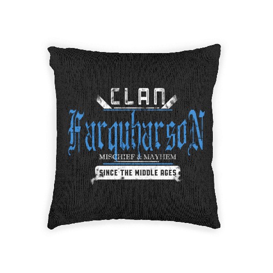 Clan Farquharson Mischief And Mayhem Since The Woven Pillows
