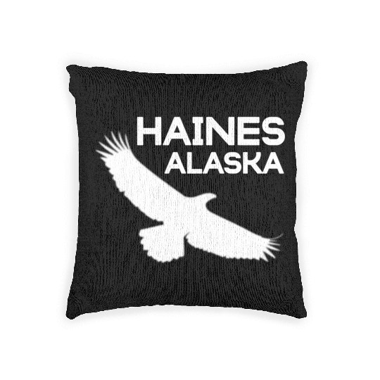 Haines Alaa Eagle Woven Pillows
