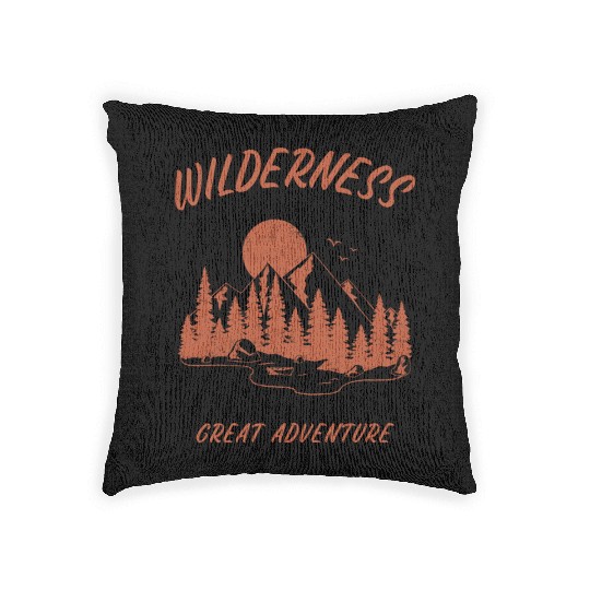 Wilderness Great Adventure Woven Pillows