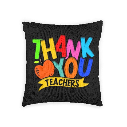 Thank you teacher - Gratitude Woven Pillows