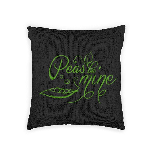 Cute Love Engagement And Wedding Quotes With Peas Woven Pillows