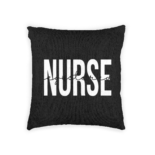 Registered Nurse Rn Emergency Room Nurse Woven Pillows