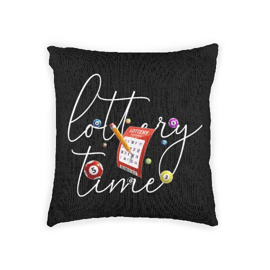 Lottery Bingo Time Woven Pillows