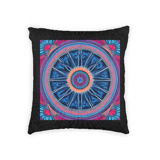 Unique Mandala V1 Woven Pillows
