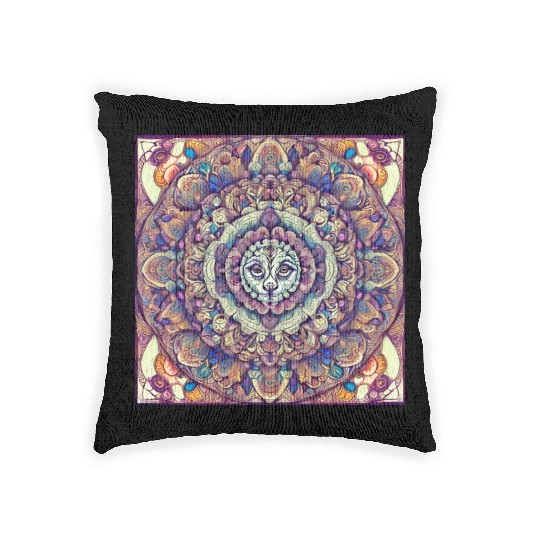 Unique Mandala V4 Woven Pillows