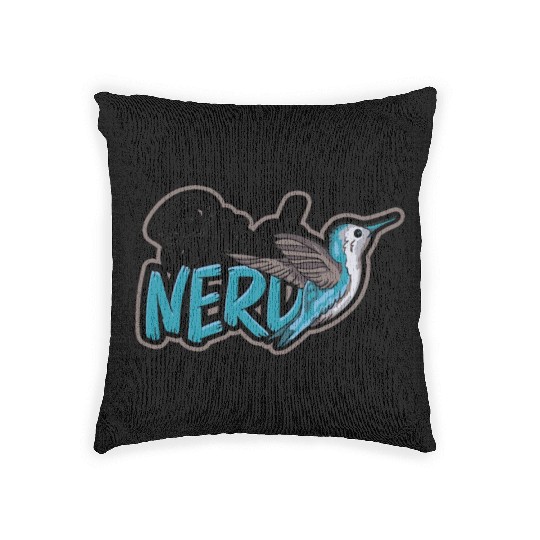 Bird Desig for Birdwatcher Bird Nerd Lover Bird Woven Pillows