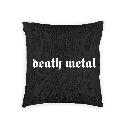 death metal Woven Pillows