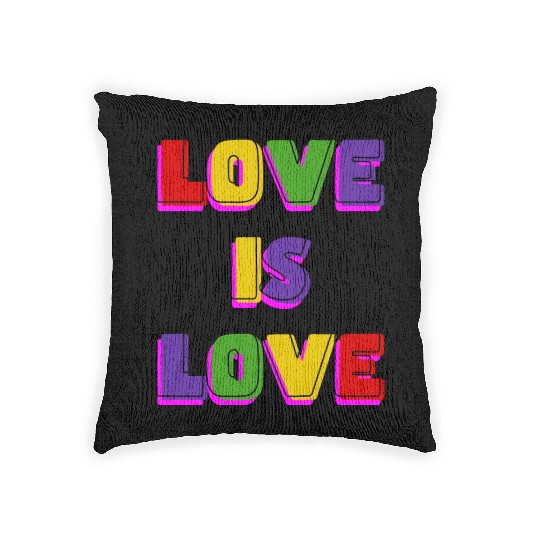 Love is Love Woven Pillows