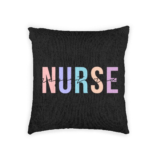 Registered Nurse Rn Emergency Room Nurse Woven Pillows