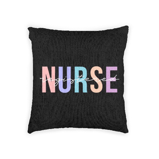 Registered Nurse Rn Emergency Room Nurse Woven Pillows
