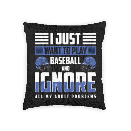 Baseball Pitcher America Baseballer Woven Pillows