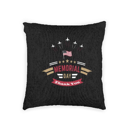 national america memorial day Woven Pillows army for you