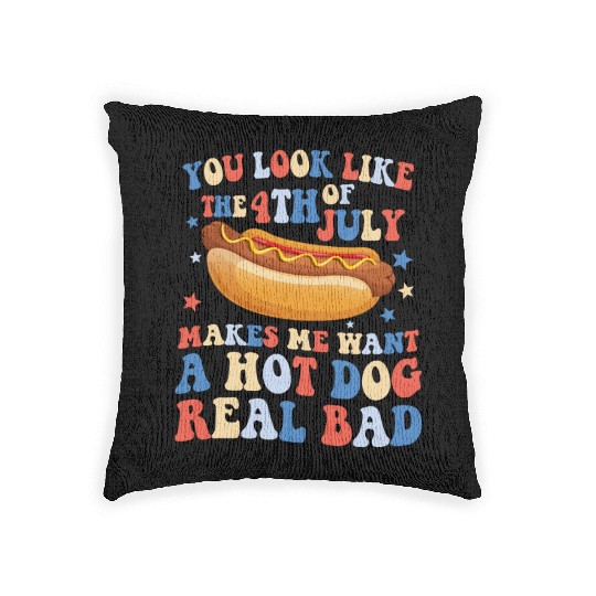 You Look Like 4th Of July Woven Pillows