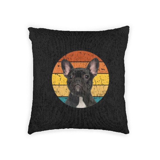 Best Frenchie Dad Ever French Bulldog Woven Pillows
