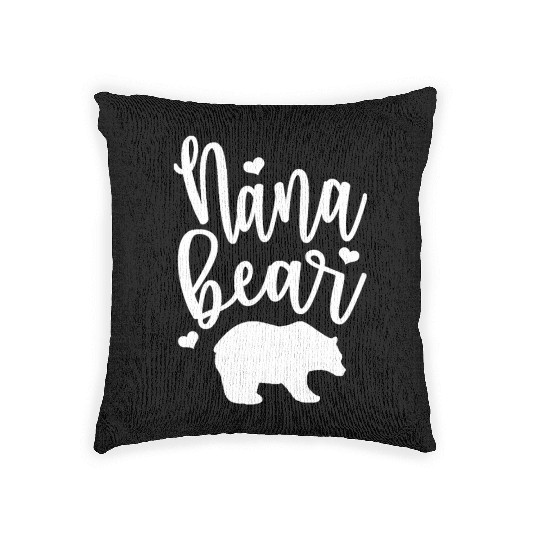 Nana Bear - Great For Grandmas Na Mimis And Woven Pillows