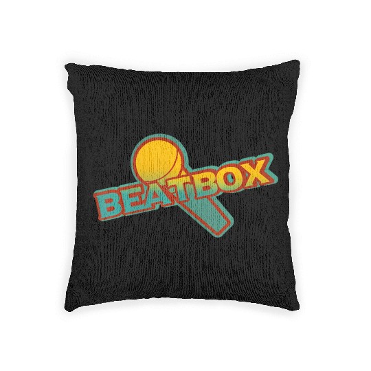 Beatbox Funny Beatboxing Hip Hop Music Woven Pillows