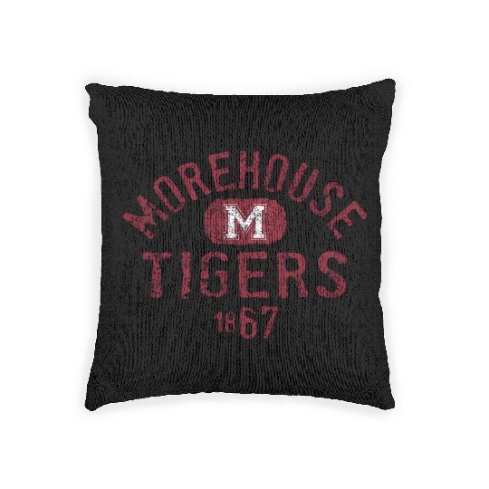 Morehouse Maroon Tigers Vintage 1867 Woven Pillows