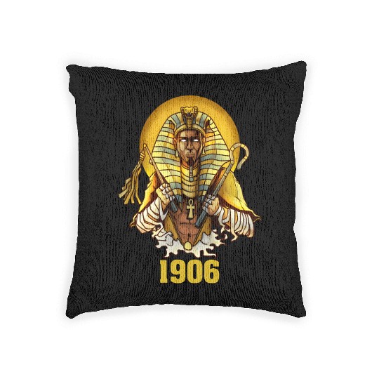 1906 Sphinx Alpha Ace Fraternity Pharoah Woven Pillows
