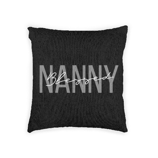 Blessed Nanny Mother'S Day Woven Pillows