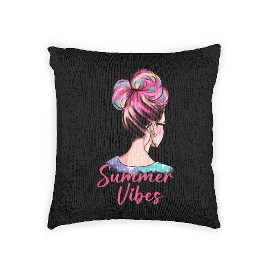 summer vibes Woven Pillows