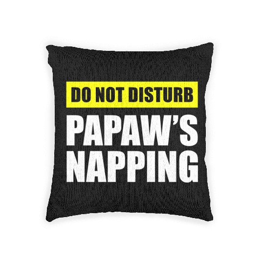 Do Not Disturb Papaw'S Napg Woven Pillows
