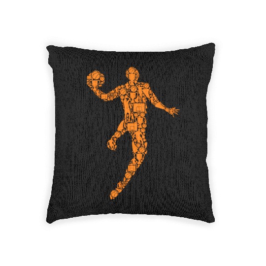 Baetball Player Coach Woven Pillows