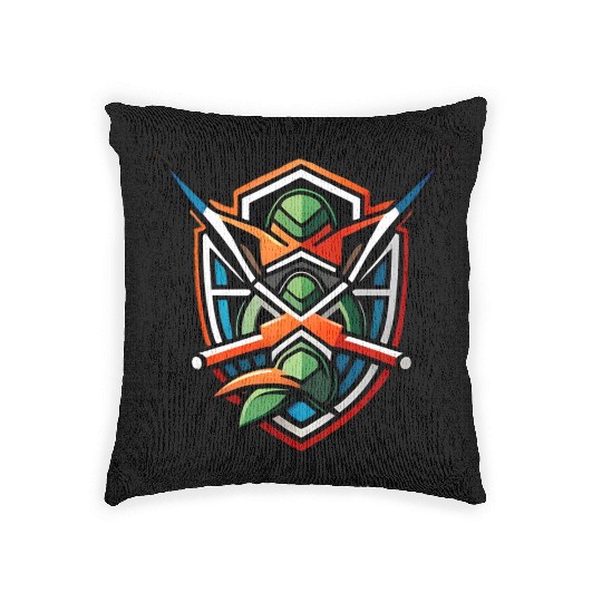 Turtle Power Team Woven Pillows