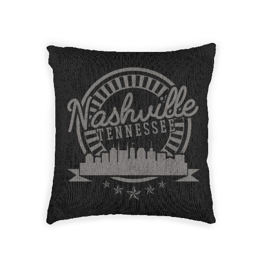 hville - yline Cory Music City Woven Pillows