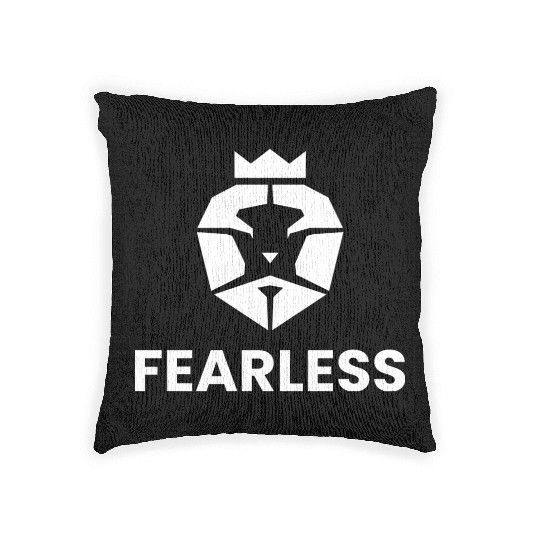 FEARLESS Lion Woven Pillows