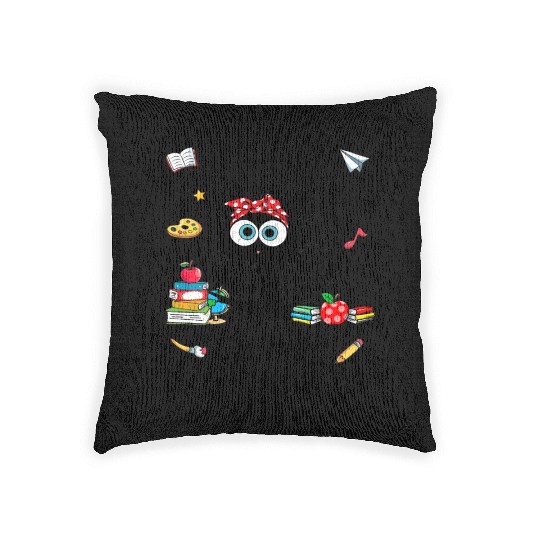 Black Cat It'S Fine I'M Fine Everything Is Fine Woven Pillows